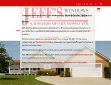 Tablet Screenshot of jeffswindowsanddoors.com
